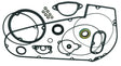 Assorted engine gasket and seal set for Twin Power 65-86 FL FX 4 Speed Models Primary Gasket Kit