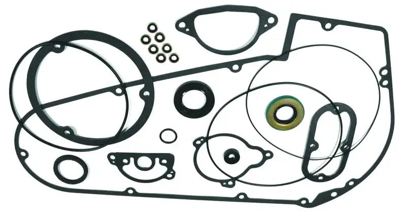 Assorted engine gasket and seal set for Twin Power 65-86 FL FX 4 Speed Models Primary Gasket Kit