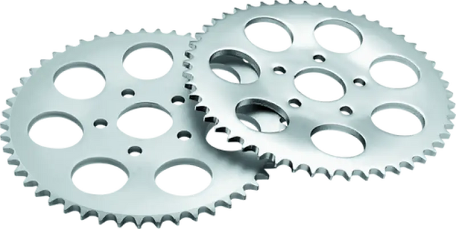 Twin Power 73-85 FL FX Chrome Disc Brake Rear Sprocket 51 Teeth Replaces H-D 41470-78.150 Offset - 490962 - Drivetrain