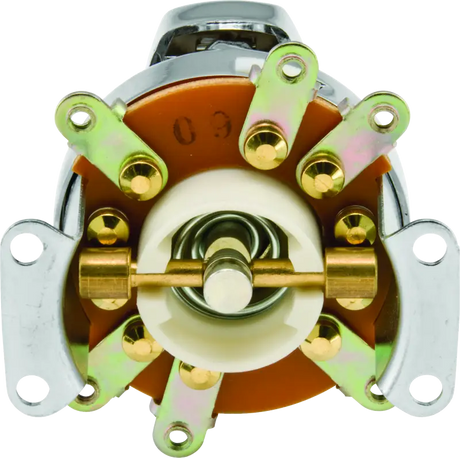 Rotary switch with multiple terminals for Twin Power FLH Late Fat Bob ignition replacement