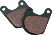 Two twin power organic brake pads for Harley FX XL dual disc bikes
