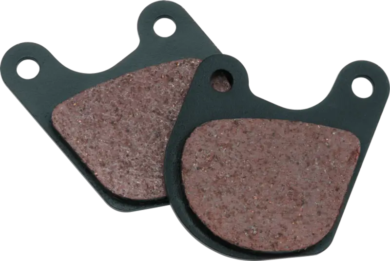 Two twin power organic brake pads for Harley FX XL dual disc bikes