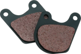 Two twin power organic brake pads for Harley Davidson FX XL motorcycles