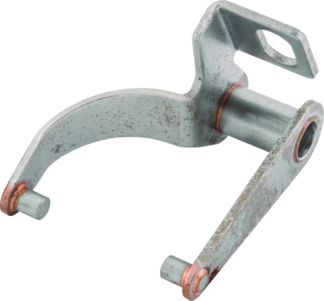 Silver metal linkage with copper accents for Twin Power 80-84 Big Twin main drive gear