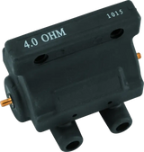 Twin Power 80-84 Big and XL Ignition Coil Black Replaces H-D 31609-80 4 Ohm Original Style
