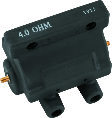Twin Power 80-84 Big and XL Ignition Coil Black Replaces H-D 31609-80 4 Ohm Original Style