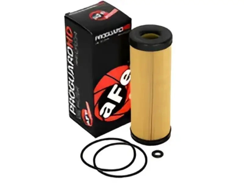 Yellow oil filter with O-rings for Twin Power magnet oil filter upgrade on Harley Davidson