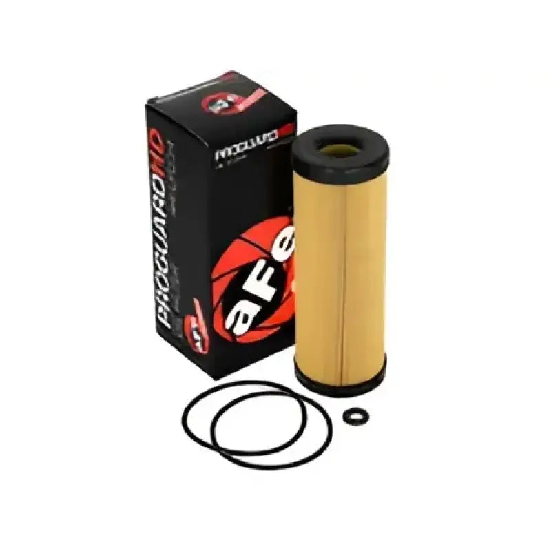 Yellow oil filter with O-rings for Twin Power magnet oil filter upgrade on Harley Davidson
