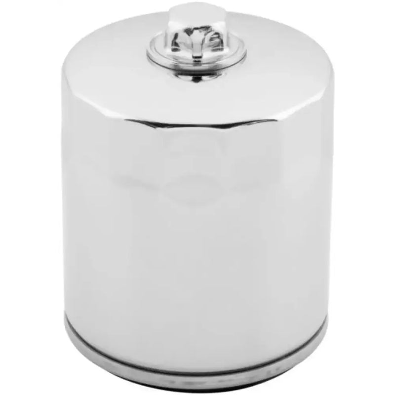 Shiny chrome twin power magnet oil filter for Harley Davidson bikes 603612