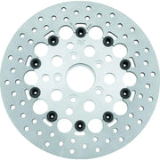 TwinPower 666835 Twin Power 84-17 Big Twn Exc 11.8 and Lug Mount 84-13 XL Front 11.5 Floating Rotor W/Holes Silver - 666835
