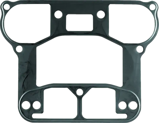 Shiny metal mounting bracket for Evolution Big Twin engine upgrade part