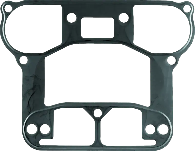 Shiny metal mounting bracket for Evolution Big Twin engine upgrade part