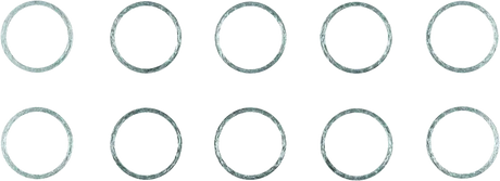 Twin Power 84-Up Evo BT and XL and M8 Exhaust Gaskets Replaces 65324-83 .120 Thick 10 Pk - RV and Auto Parts