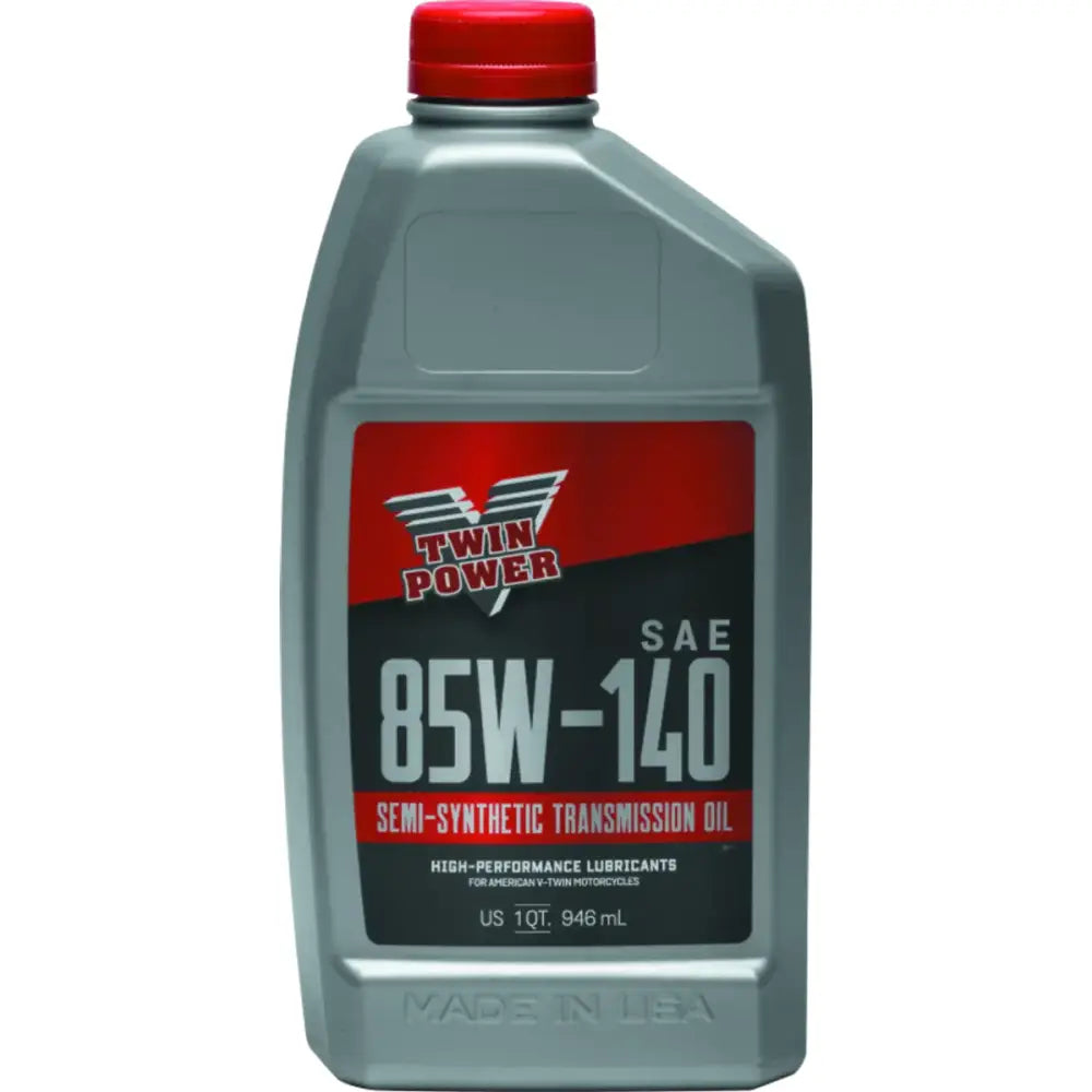Photo of Twin Power 85W140 transmission lube quart, the best semi-synthetic transmission oil