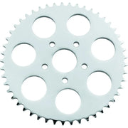 TwinPower 490971 Twin Power 86-92 XL Chrome Disc Brake Rear Sprocket 49 Tooth Flat - 490971