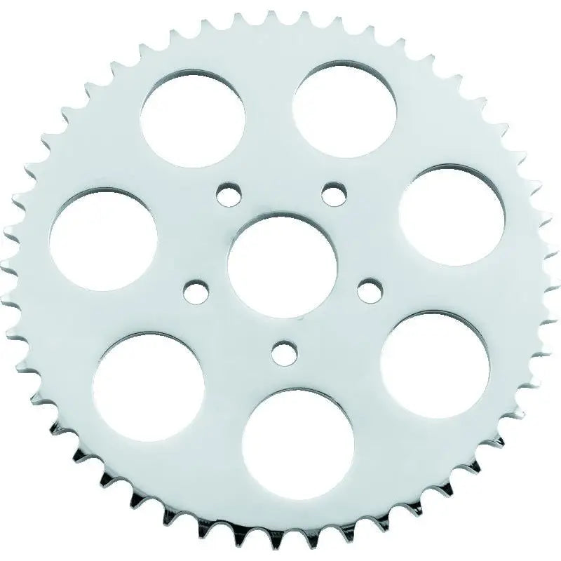 TwinPower 490971 Twin Power 86-92 XL Chrome Disc Brake Rear Sprocket 49 Tooth Flat - 490971