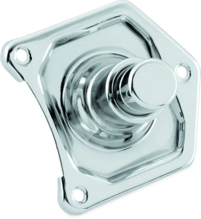Chrome-plated push button switch for Big Twin starter button on Twin Power 90-06 system