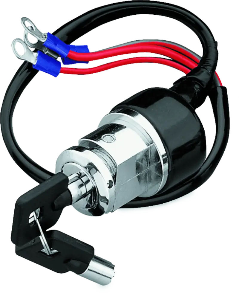 Twin Power 91-04 FXD 82-94 99 FXR 79-03 XL 3-Wire Round Key Switch Custom 3 Position - 215544 - Interior Accessories