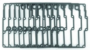 Dark gray valve cover gaskets for oil pan or pan gasket replacement on FXD models