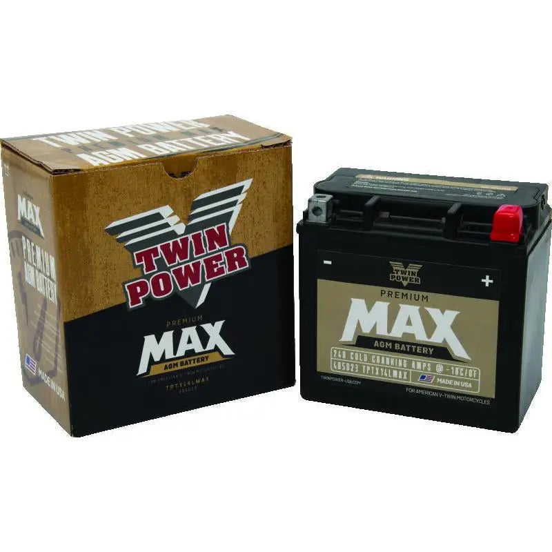 TwinPower 485023 Twin Power GYZ-16HL Premium MAX Battery Replaces H-D 65958-04 Made in USA
