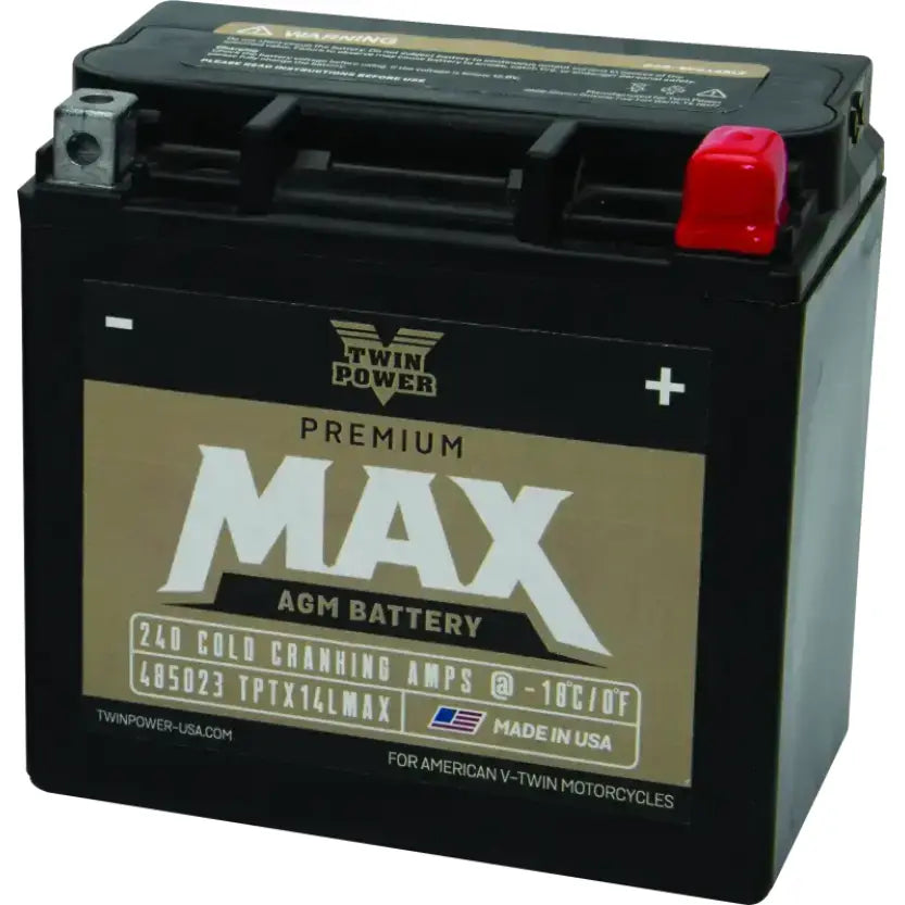 Twin Power GYZ-16HL Premium MAX Battery Replaces H-D 65958-04 Made in USA - RV and Auto Parts