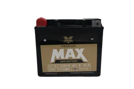 Twin Power GYZ-20H Premium MAX Battery Replaces H-D 65991-82B Made in USA - Batteries
