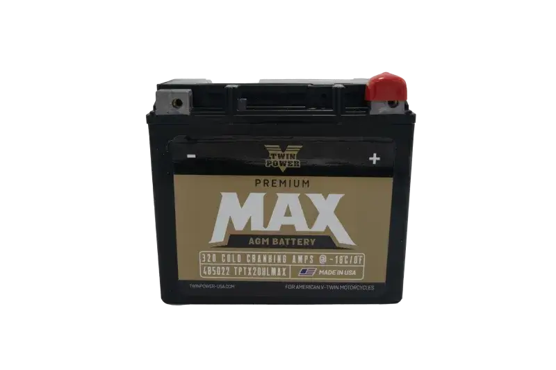 Twin Power GYZ-20HL Premium MAX Battery, AGM, Replaces H-D 65989-97A, Made in USA