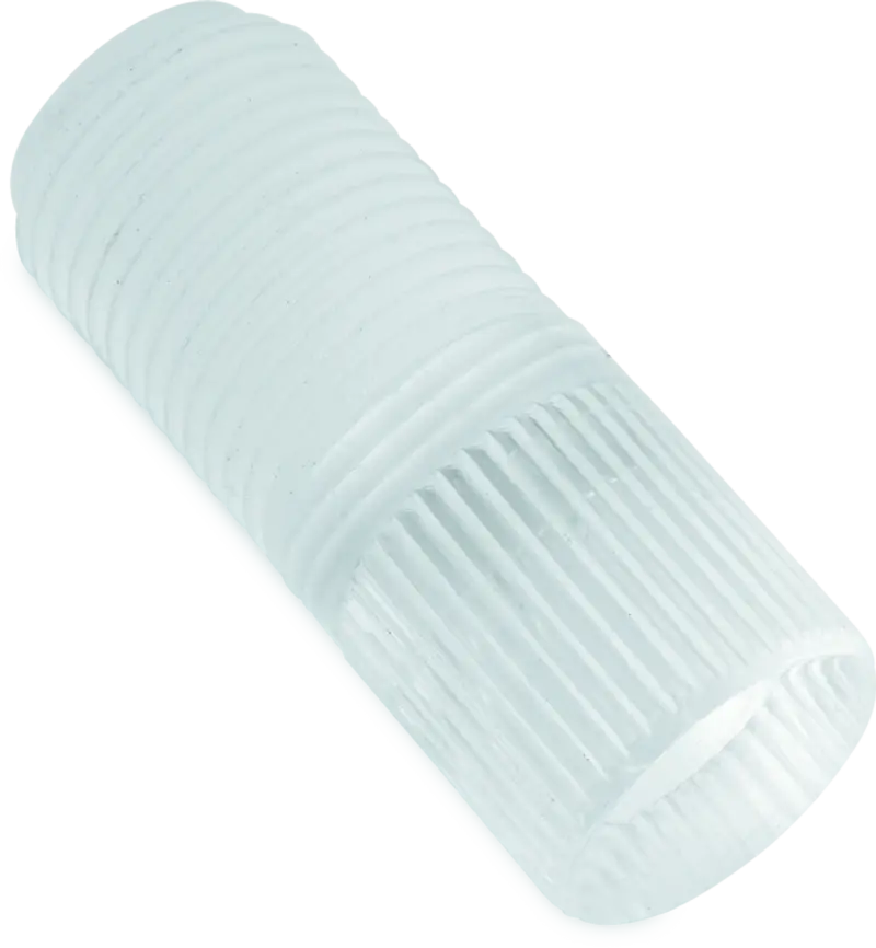 Clear ribbed plastic cup for twin power ignition wire crimping tool 7-8 mm