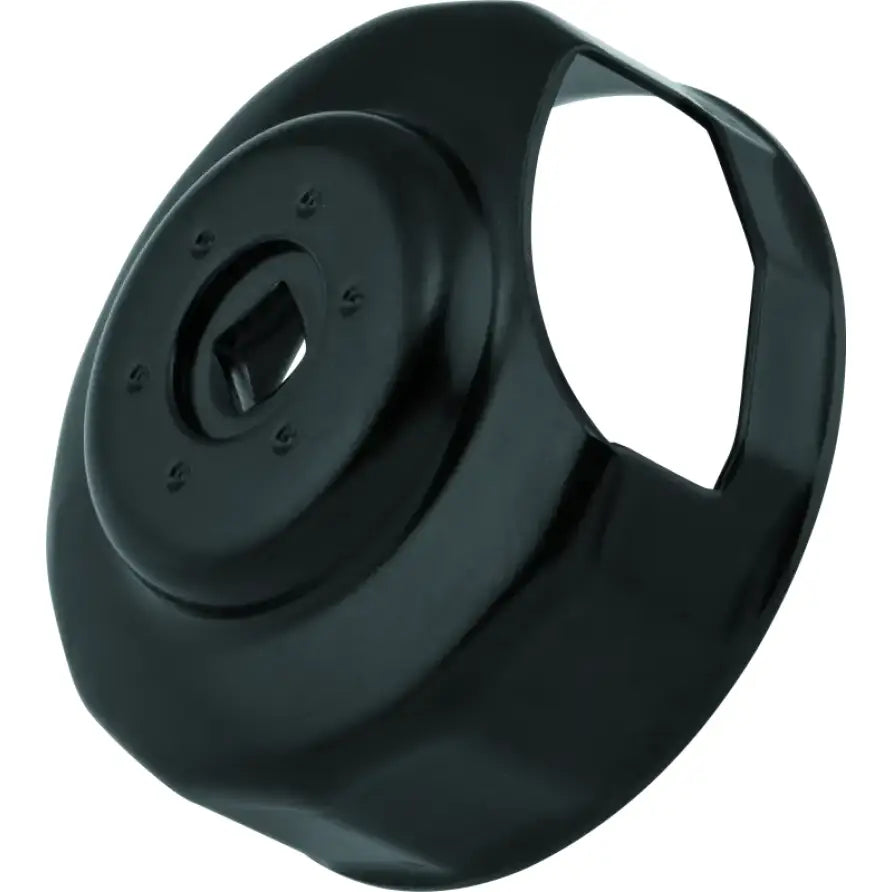 Black oil filter wrench for Twin Power Oil and Power Oil Filters, 76mm cutout