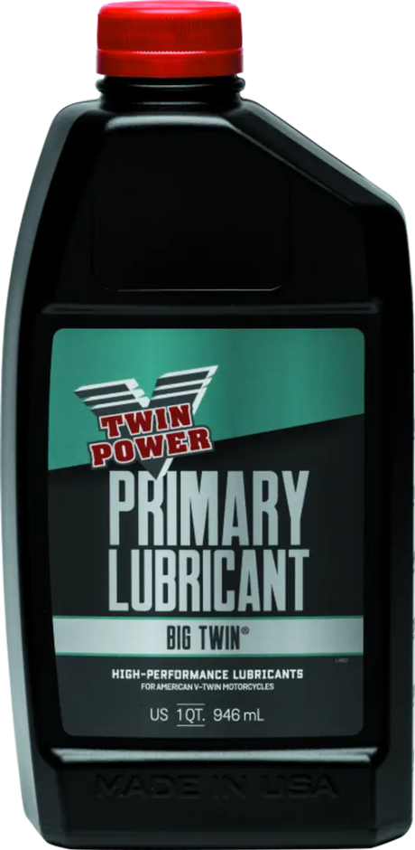 Twin Power Primary Lube Quart for smooth, reliable engine protection