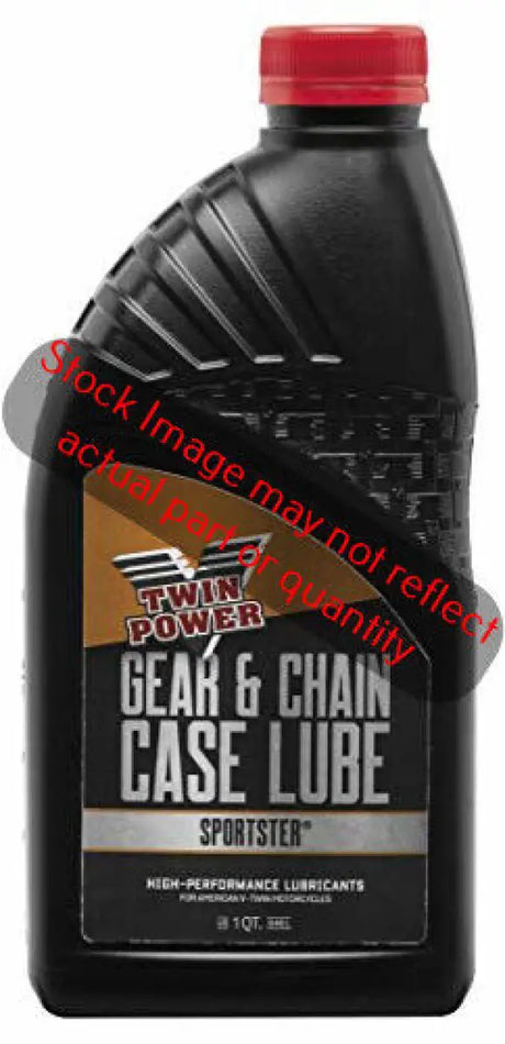 Bottle of Twin Power Sportster Transmission Lube for gear and chain case care
