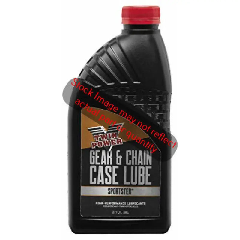 Bottle of Twin Power Sportster Transmission Lube for gear and chain case care