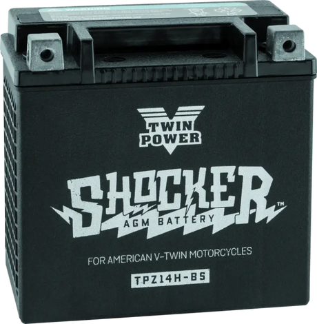Twin Power YTX-14 Shocker Battery Replaces H-D 65948-00 - 781151 - Batteries Starting & Charging