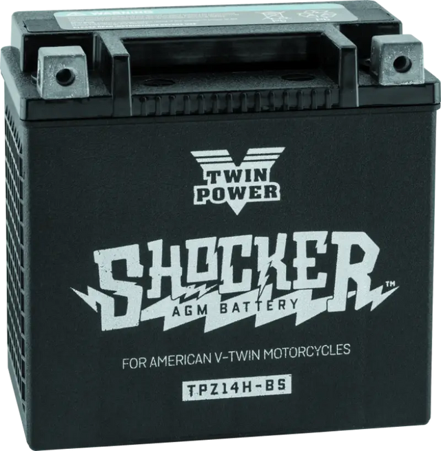 Twin Power YTX-14 Shocker Battery Replaces H-D 65948-00 - 781151 - Batteries Starting & Charging