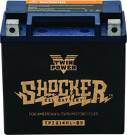 Twin Power YTX-14L Shocker Gel Battery Replaces H-D 65958-04 - RV and Auto Parts