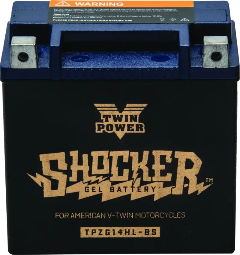 Twin Power YTX-14L Shocker Gel Battery Replaces H-D 65958-04 - RV and Auto Parts