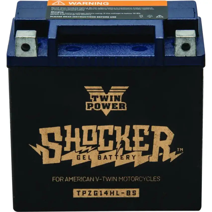 Twin Power YTX-14L Shocker Gel Battery Replaces H-D 65958-04 - RV and Auto Parts