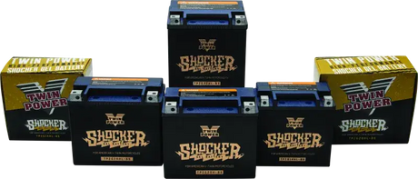 Twin Power YTX-14L Shocker Gel Battery Replaces H-D 65958-04 - RV and Auto Parts