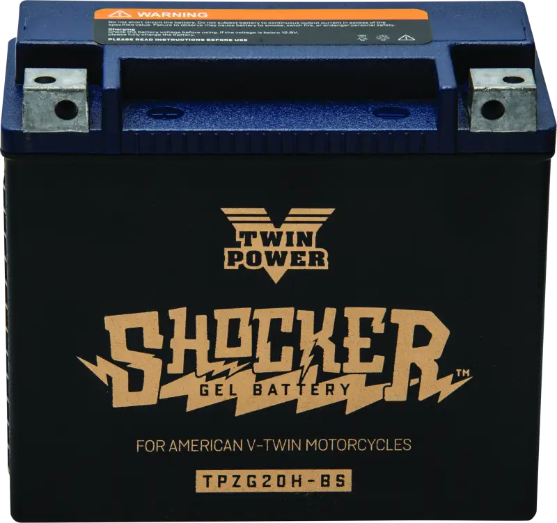 Twin Power YTX-20H Shocker Gel Battery Replaces H-D 65991-82B - 781233 - Batteries Starting & Charging