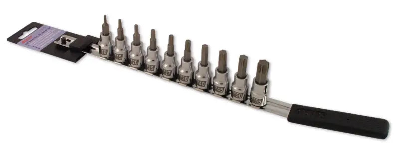TX38TBS Cruz Tools Socket Bit Set 10Pc Torx 