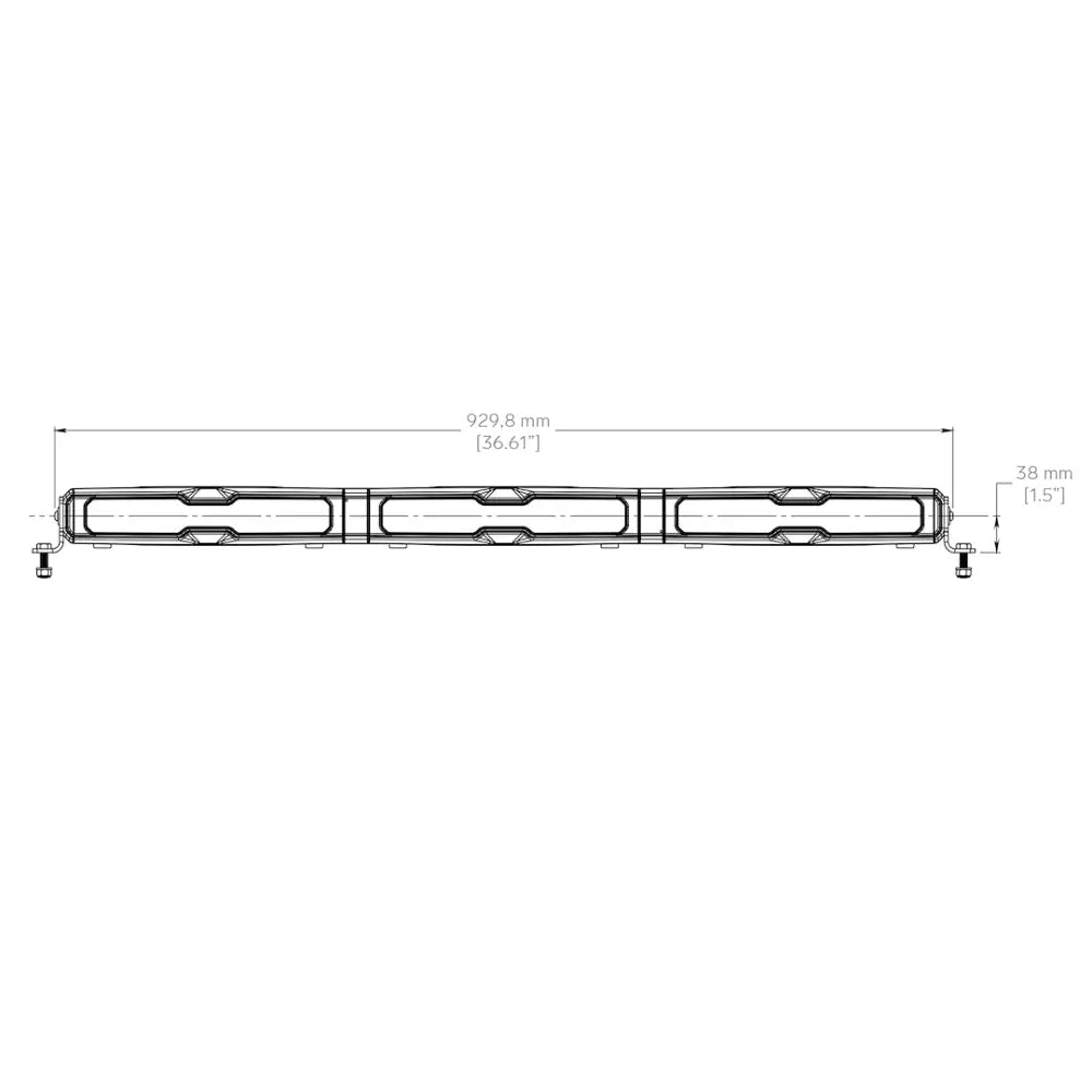 Tyri OFF-ROA Limited Lifetime Warranty Light Bar V12K-012-1 - V36 Lightbar 12V 12900 Elum