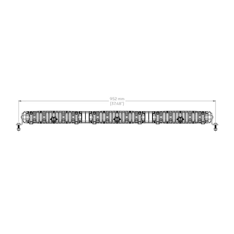 Tyri OFF-ROA Limited Lifetime Warranty Light Bar V12K-012-1 - V36 Lightbar 12V 12900 Elum