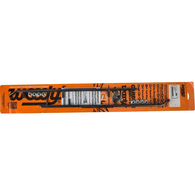 Snowmobile wear bars with mounting hardware for TYV4-6250 6 inch Carbide Runners featuring trail blazer round bar design