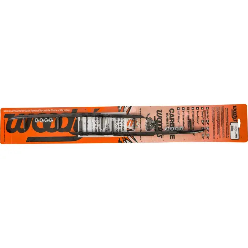 Black windshield wiper blades with mounting hardware for TYV4-6500 6 inch Carbide Runners