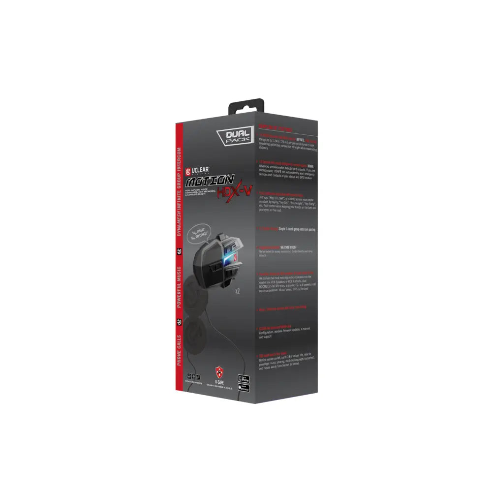 Uclear HDX-V Helmet Audio Kit Audio/Visual/Communication 180513 - Motion HDX-V Dual Dual