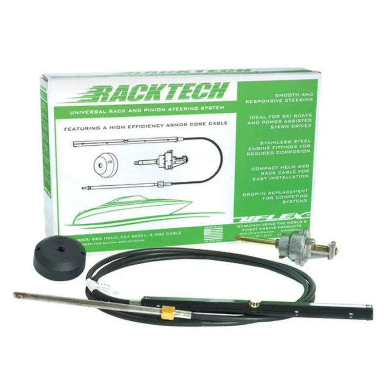 Uflex USA RACKTECH14 Smooth and responsive steering - 14 Rack Pinion System Dist
