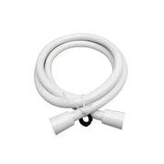 Coiled white Vynl Shower Hose for Empire Fauce in UGHS-H-BN-PVC Empire Fauce 60
