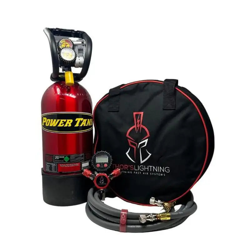 Red power tank with accessories for ult003rdk thors lighti 6th gen Ford setup