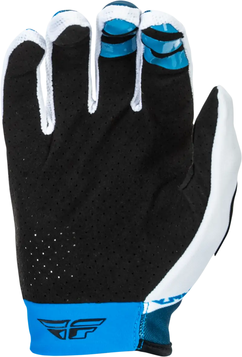 Lite Gloves Blue/White 2x - FLY RACING