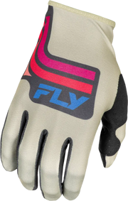 Lite Vice Gloves Light Grey/Pink/Coral Lg - FLY RACING